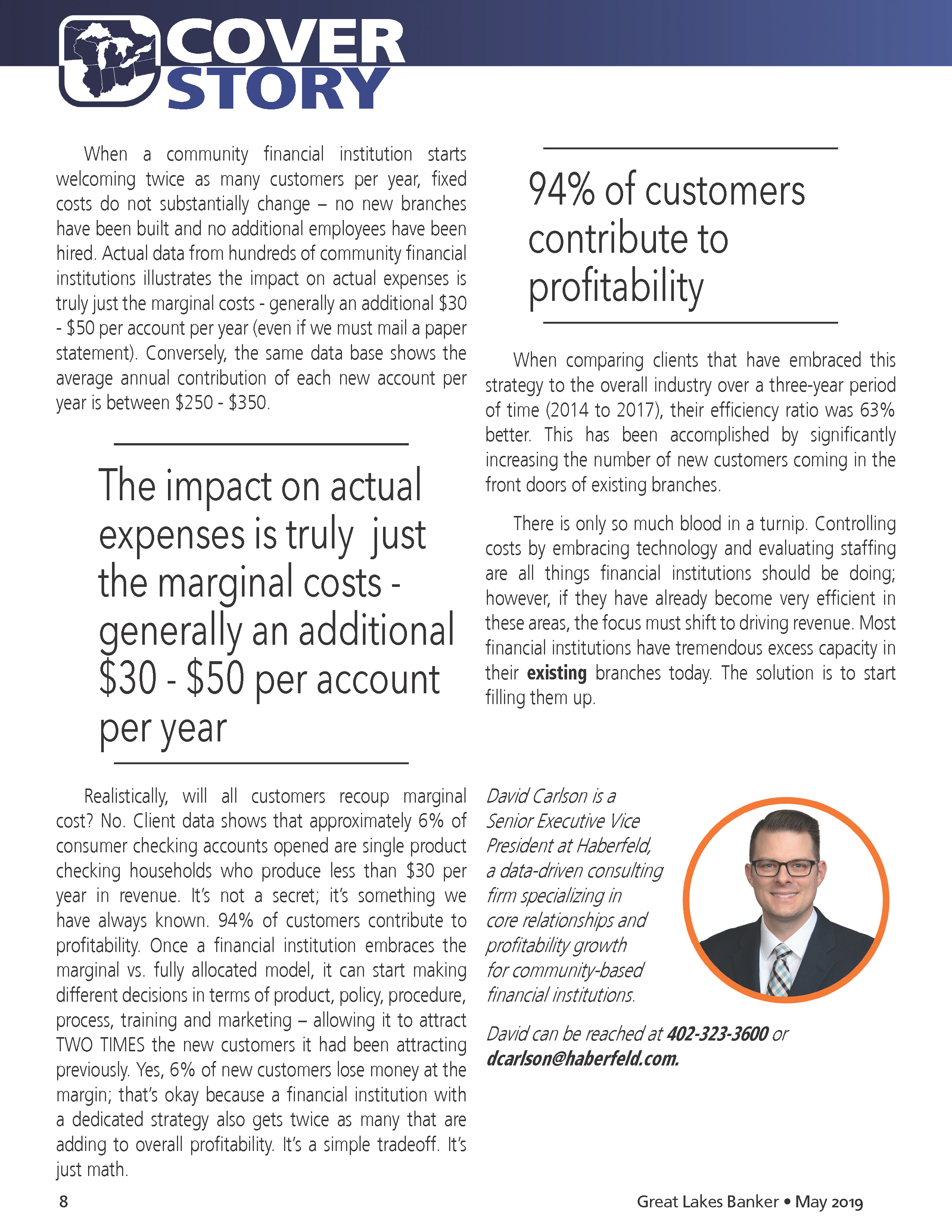 Great Lakes Banker-Upside Down Thinking on Efficiency Page 3